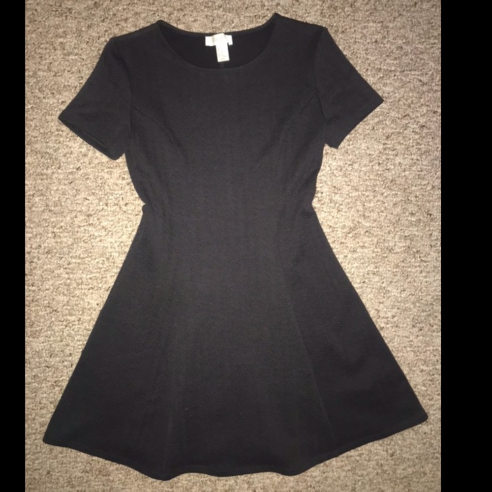 Classy dark grey/blue dress, mini, size M